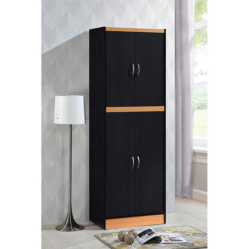 Wood 2 Door Storage Cabinet in White-Pemberly Row