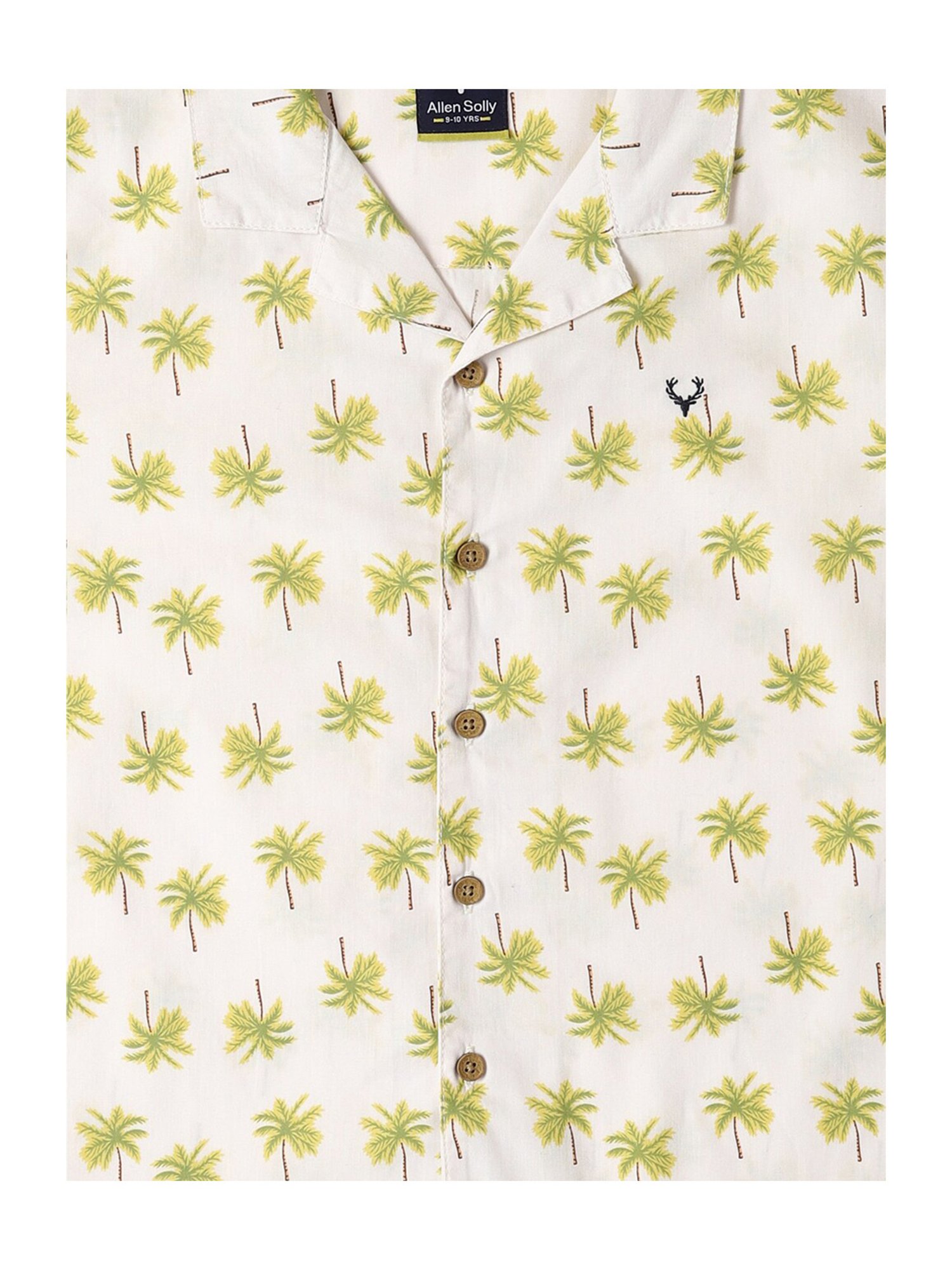 Allen Solly Junior White Printed Shirt