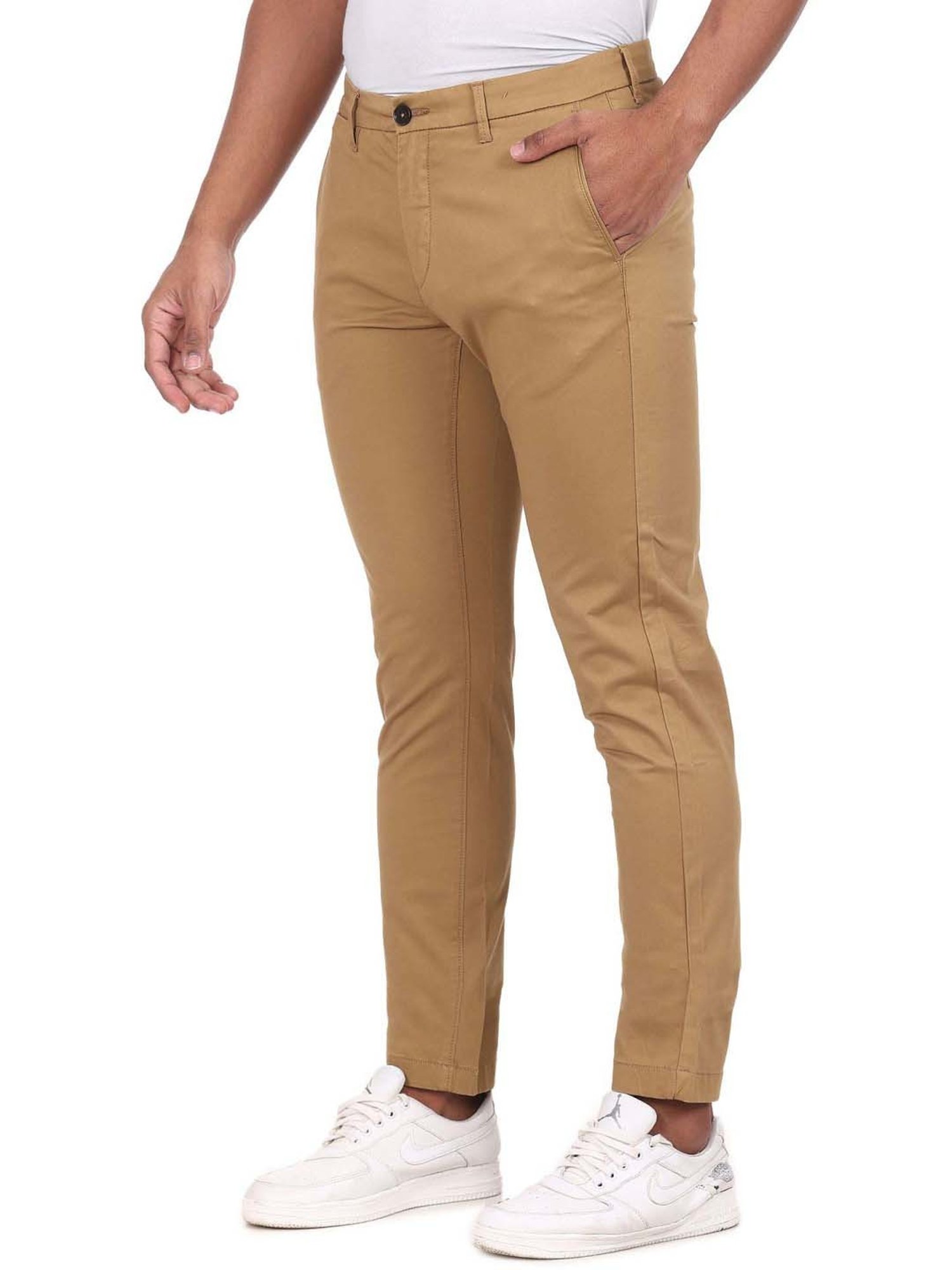 U.S. Polo Assn. Khaki Regular Fit Trousers