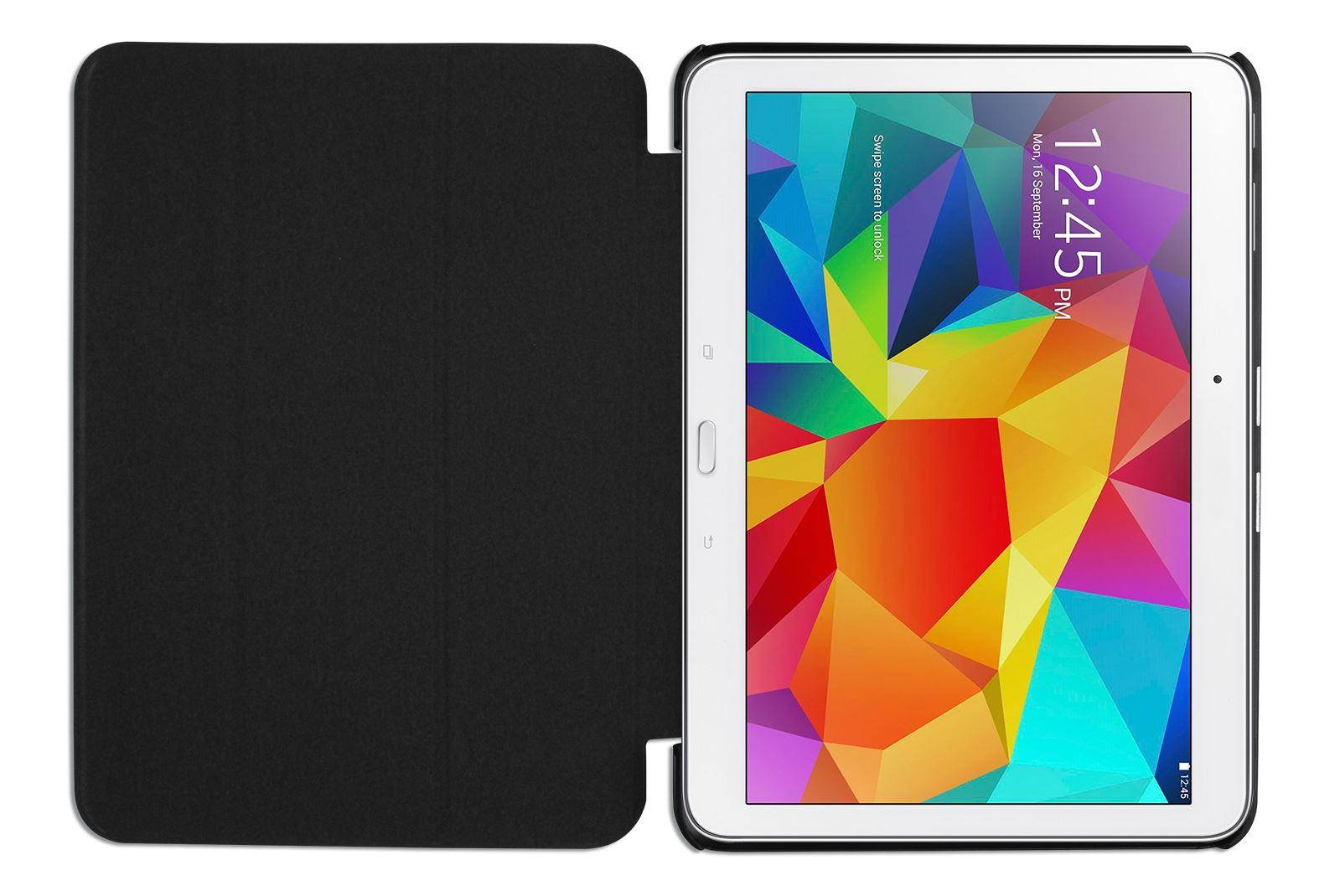 Hellfire Trading Slim Compact PU Leather Case for Samsung Galaxy Tab 4 T530 10.1 - Hot Pink