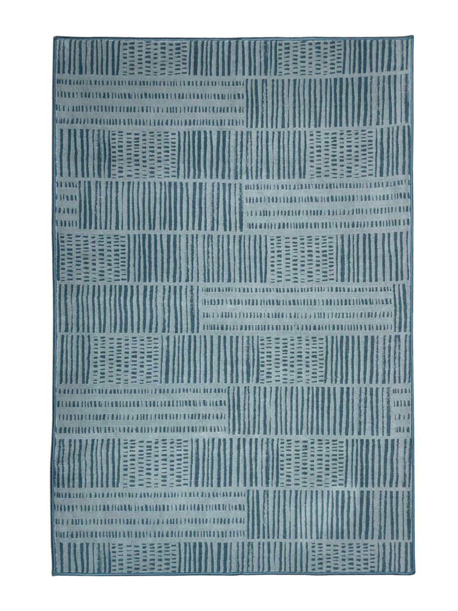 Welspun Blissful Grey Polyester 400 GSM Anti Skid Carpet