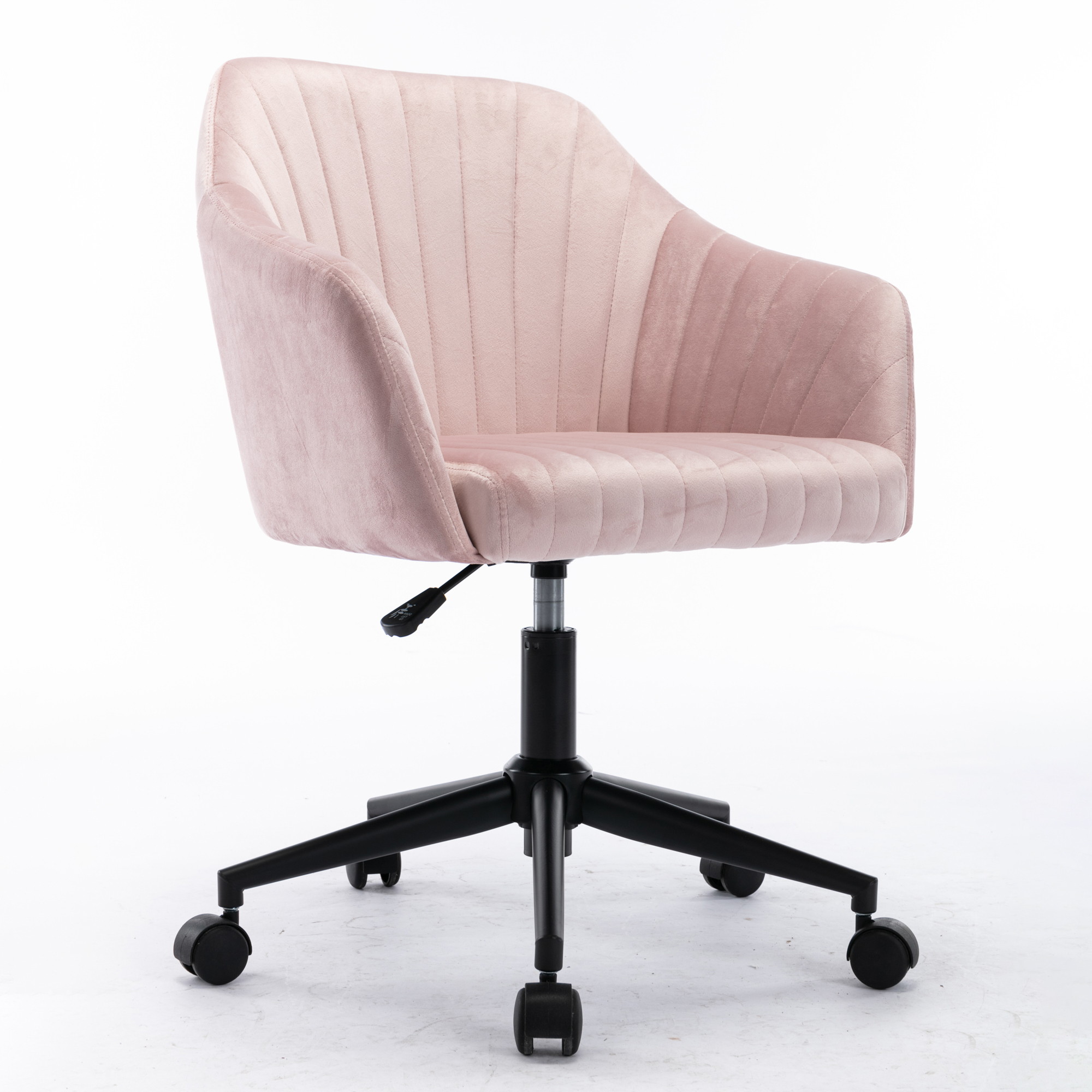 Home Office chair with Middle back, Modern Design velvet chair with arms