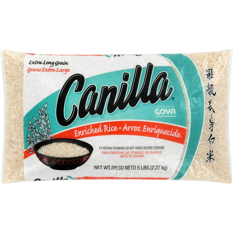 Canilla Enriched Extra Long Grain Rice 5 lbs