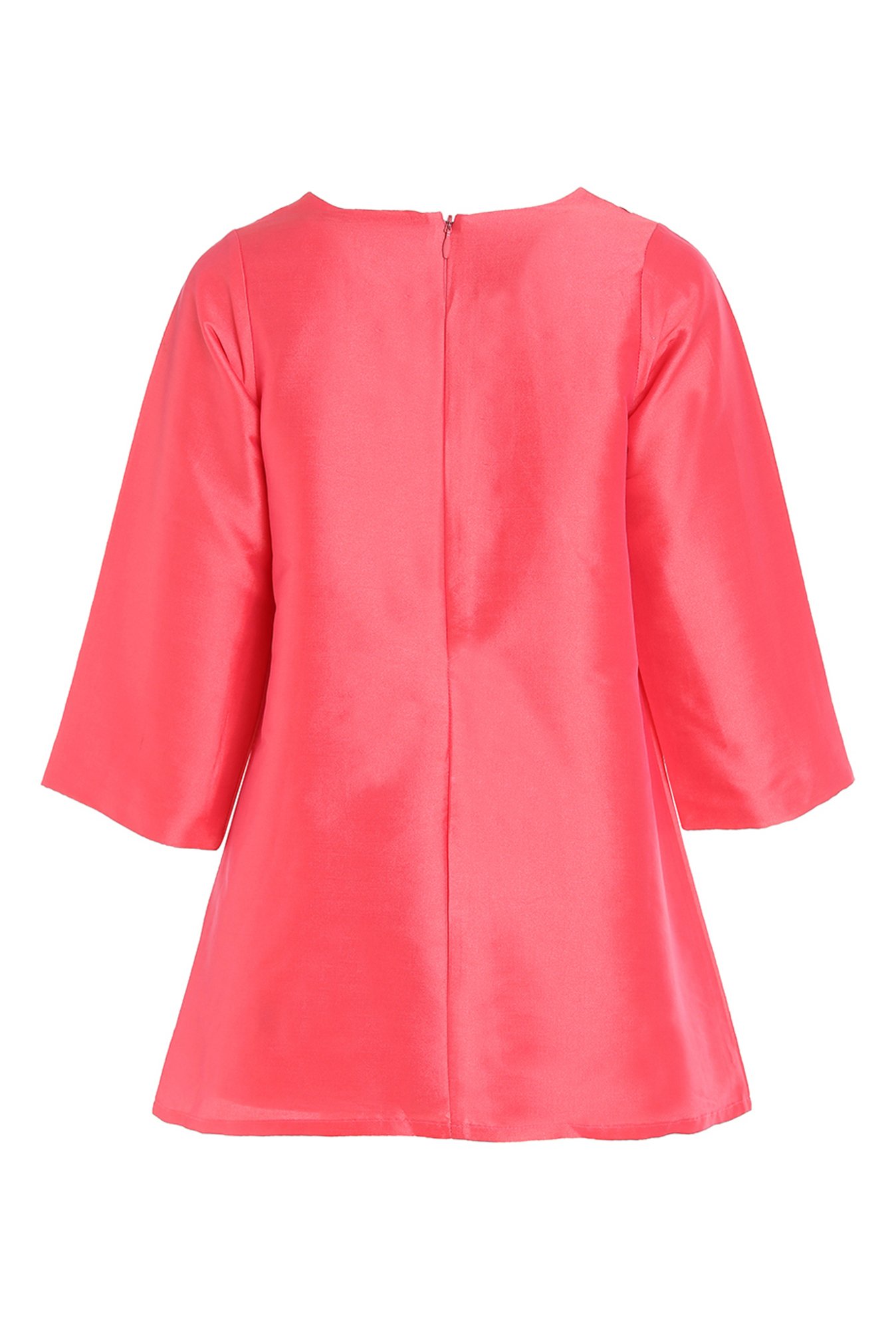 A Little Fable Kids Coral Applique Dress