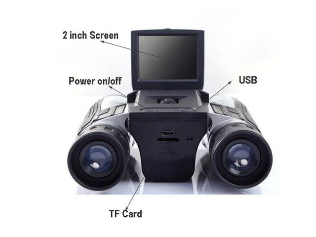 HD 1080P Multifunction Spy Binocular Cameras Telescope Video Recorder and Photo With 2 inch Screen