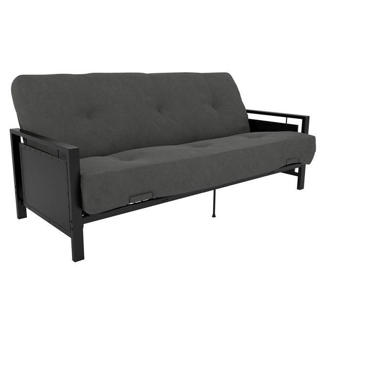 Henley Metal Arm Futon Frame Black Metal - Dorel Home Products