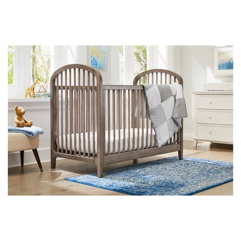 Contours Elston 3-in-1 Convertible Crib - Antique Gray