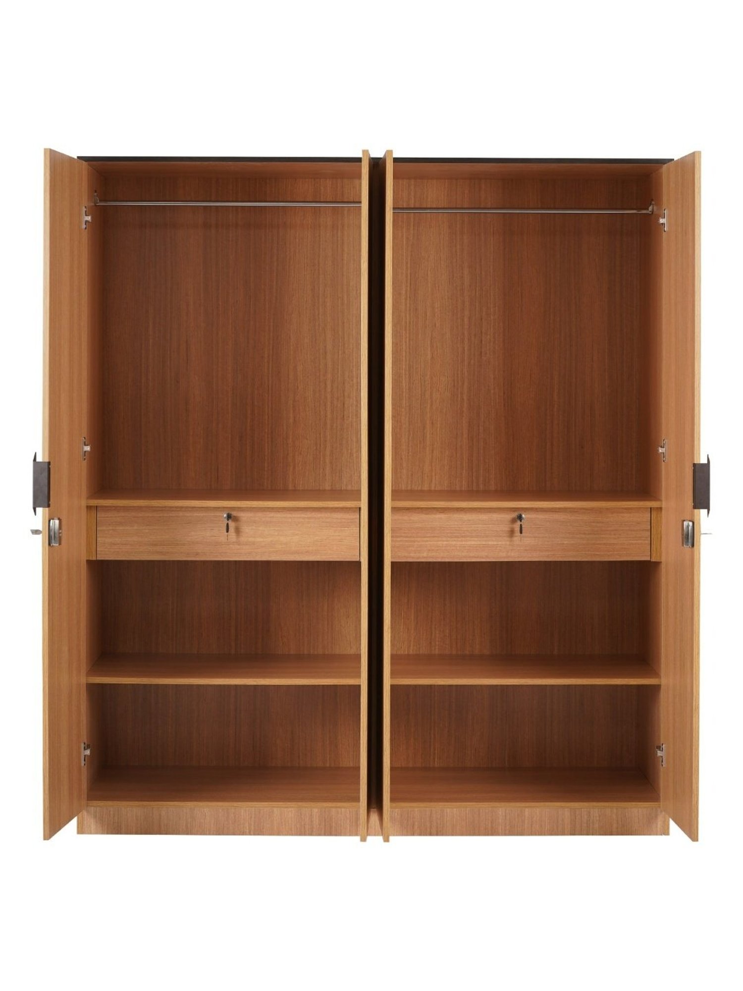 Home Basics 5 Dual Hook Chrome Plated Steel Over the Door Hanging Rack