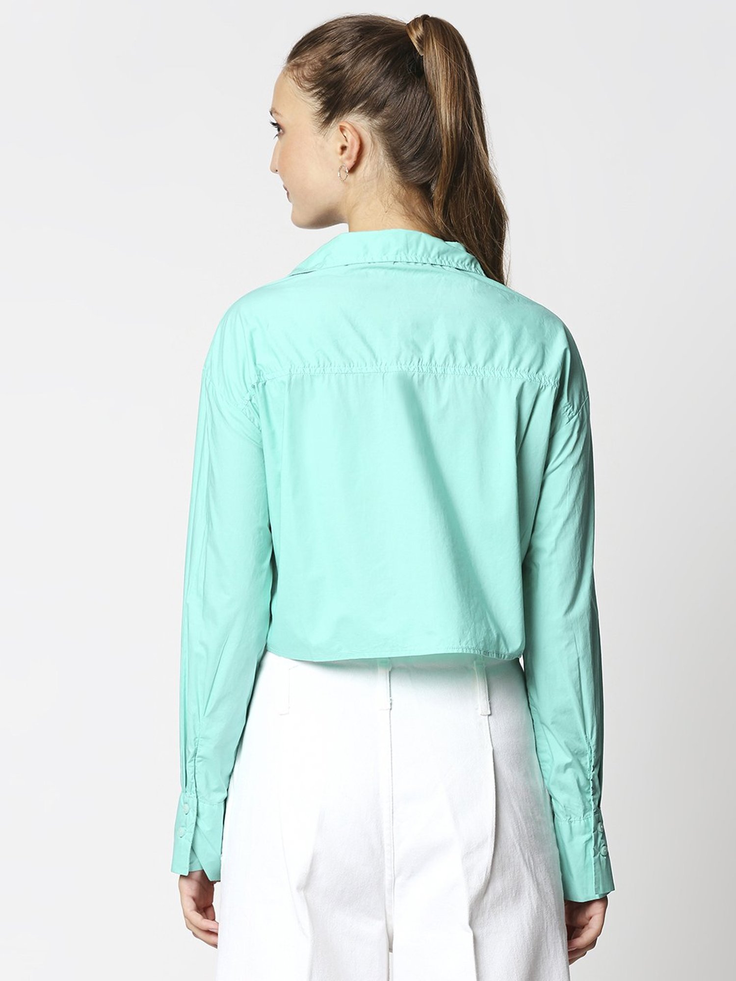 Remanika Green Pure Cotton Shirt