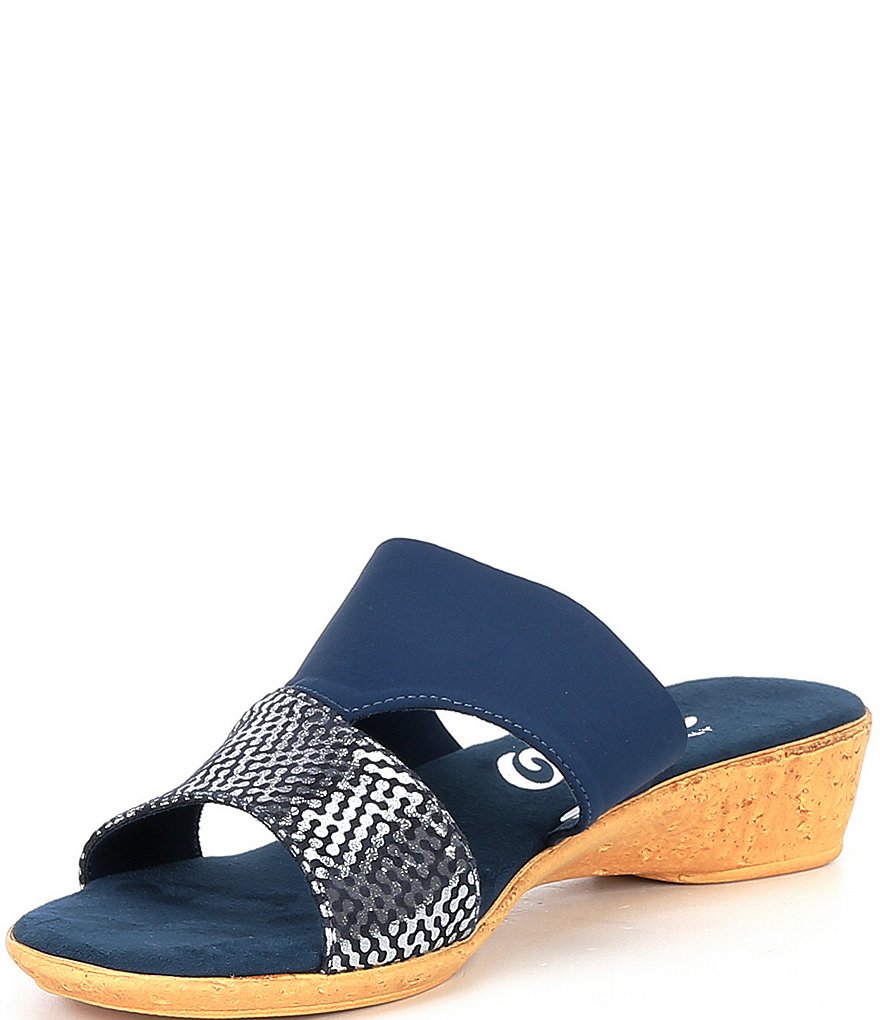 Onex Izabel Cork Wedge Slides