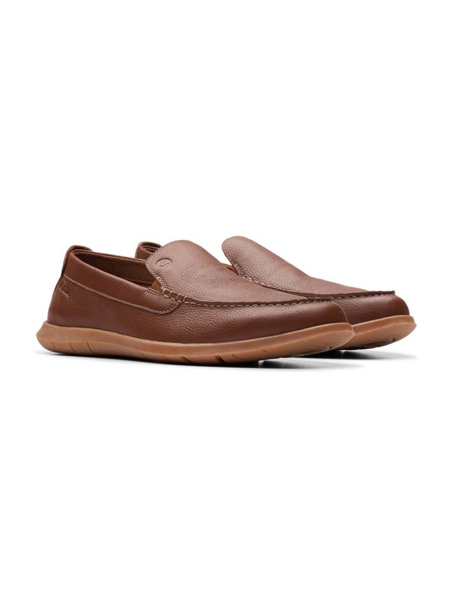 Clarks Men's Flexway Step Brown Loafers