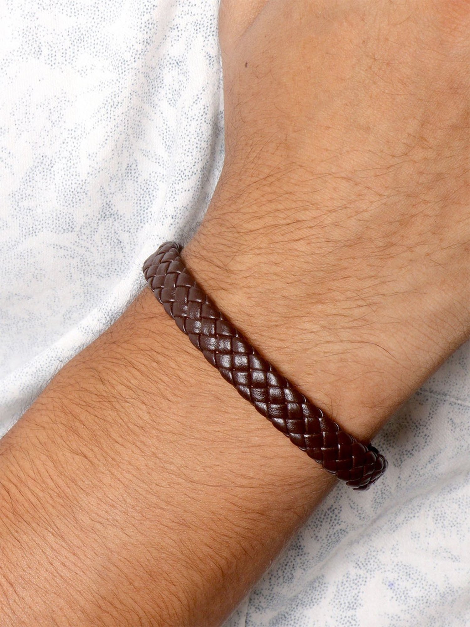 Joker & Witch Caleb Brown Braided Men's Bracelet