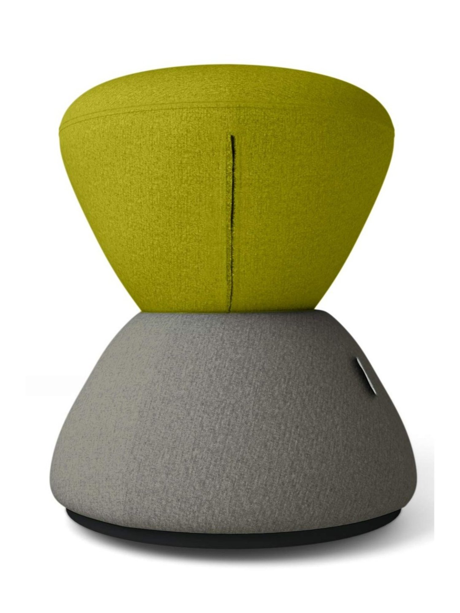 Godrej Interio Loop ?Citron Green Plywood Pouf (1 Year Warranty)