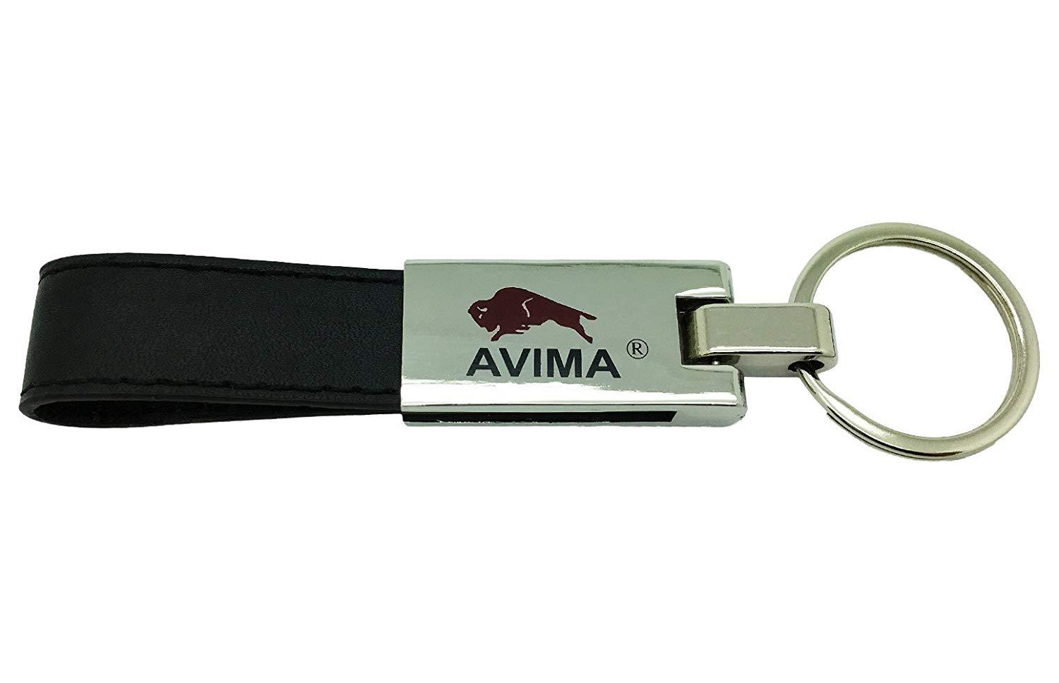 #1 BEST Premium Quality Elegant Classic Casual Durable Stylish Genuine Leather Strap Key Chain Car Key Keyring Key Fob with 1 Key Ring, Black - 100% SATISFACTION GUARANTEE (3 Pack 1 Key Ring)