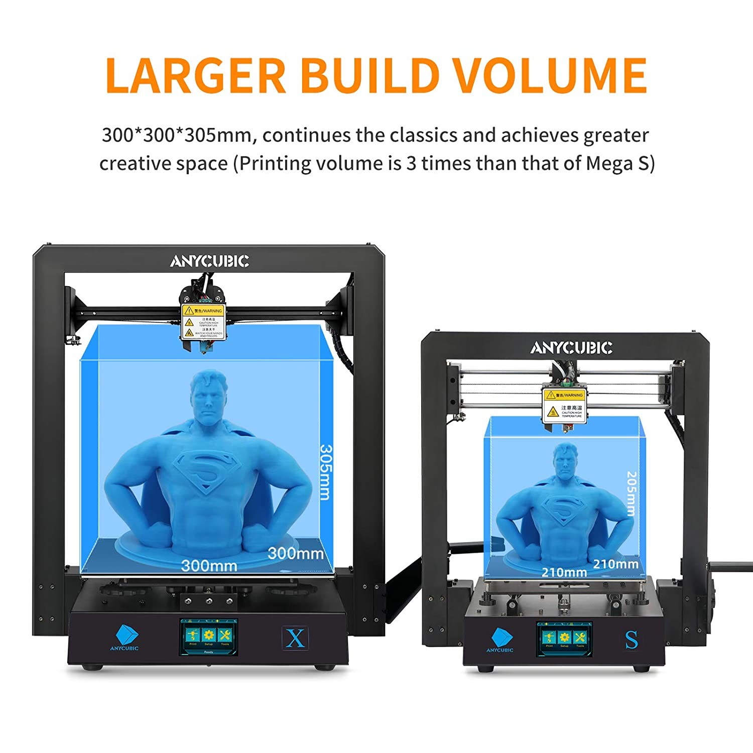 2020 New X5SA Pro 3D Printer High Precision Large Build Size Double Axis External Guide Rail and Titan Extruder, TRONXY 3D Printer