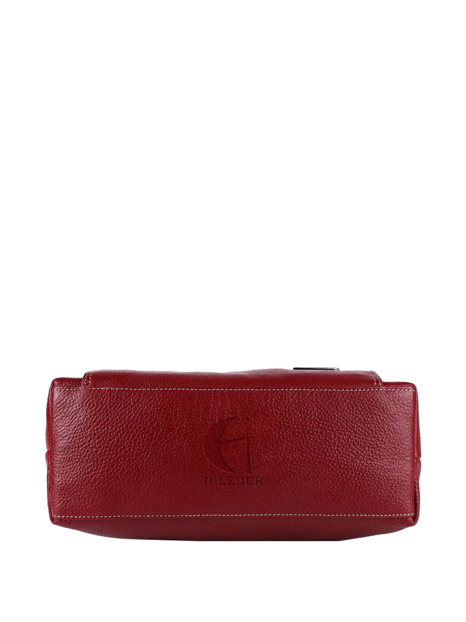 HiLEDER Maroon Solid Medium Handbag