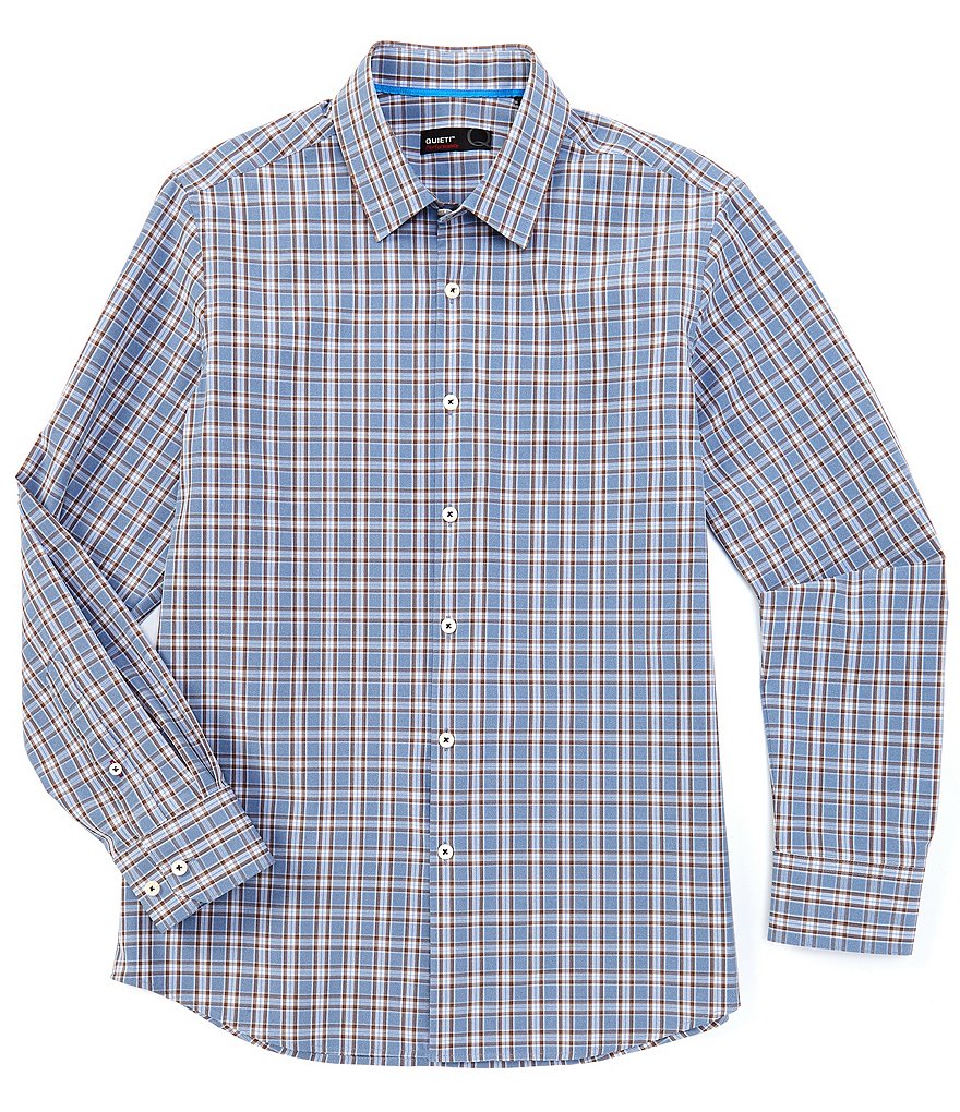 Visconti Multi-Color Polka Dot Long-Sleeve Woven Shirt