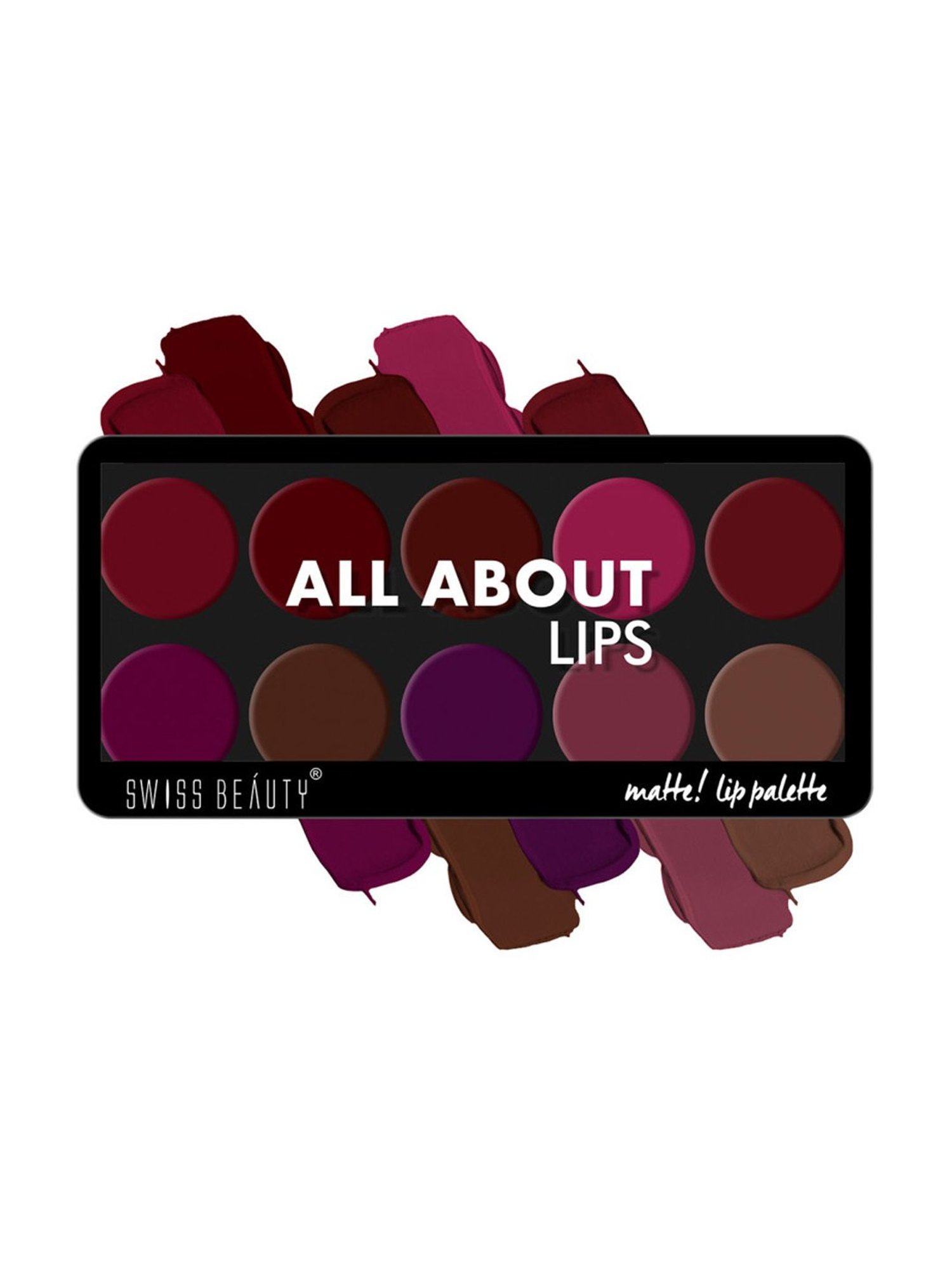 SWISS BEAUTY Matte Lip Palette Shade 3 - 12 gm