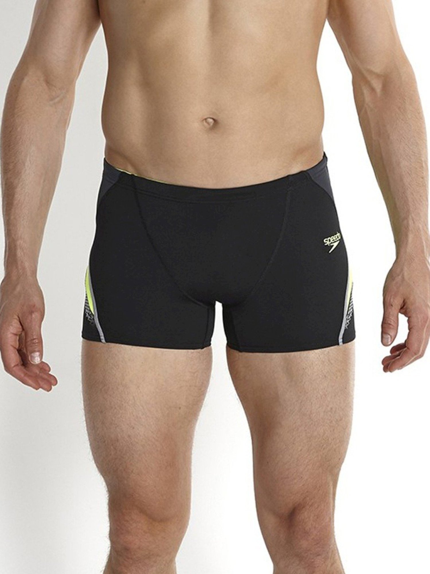 Speedo Mid Black Regular Fit Swim Shorts