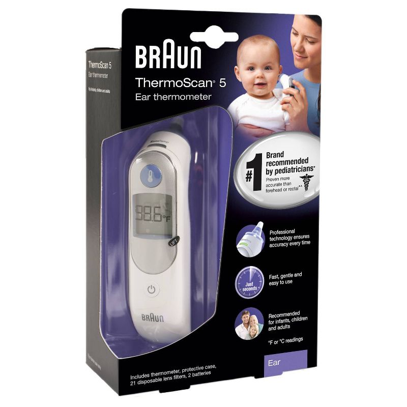 Braun ThermoScan Ear Thermometer with ExacTemp Technology