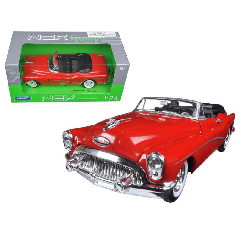 1953 Buick Skylark Convertible Red 1/24 Diecast Model Car by Welly