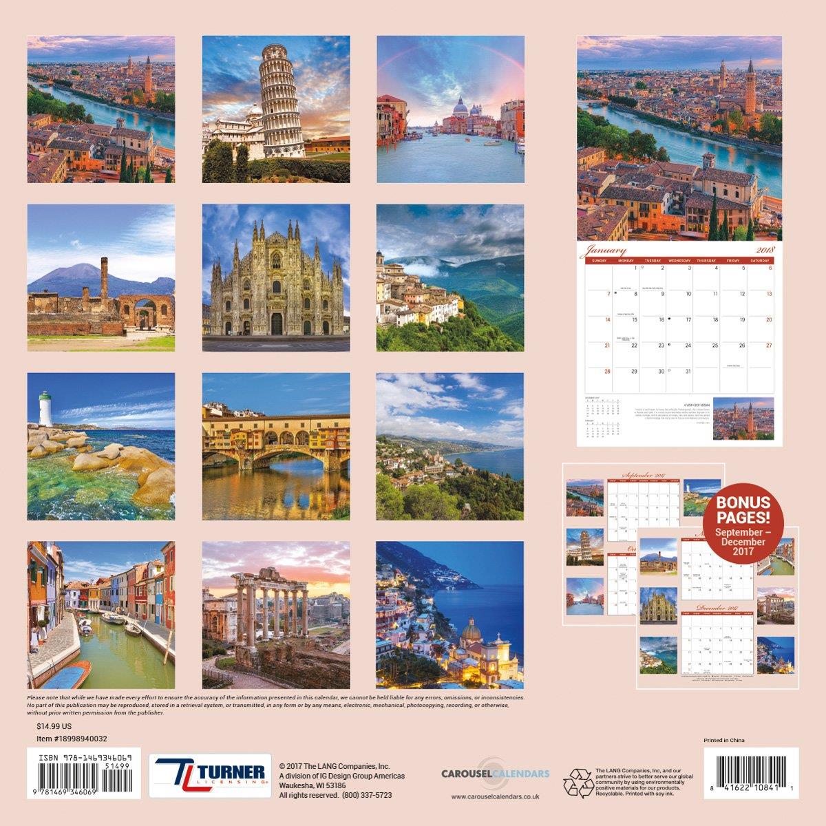 Turner Licensing Italy Office Wall Calendar (18998940032)