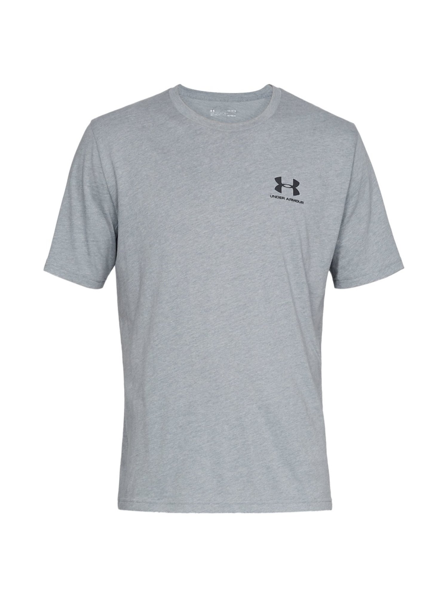 Under Armour Grey Cotton Slim Fit T-Shirt