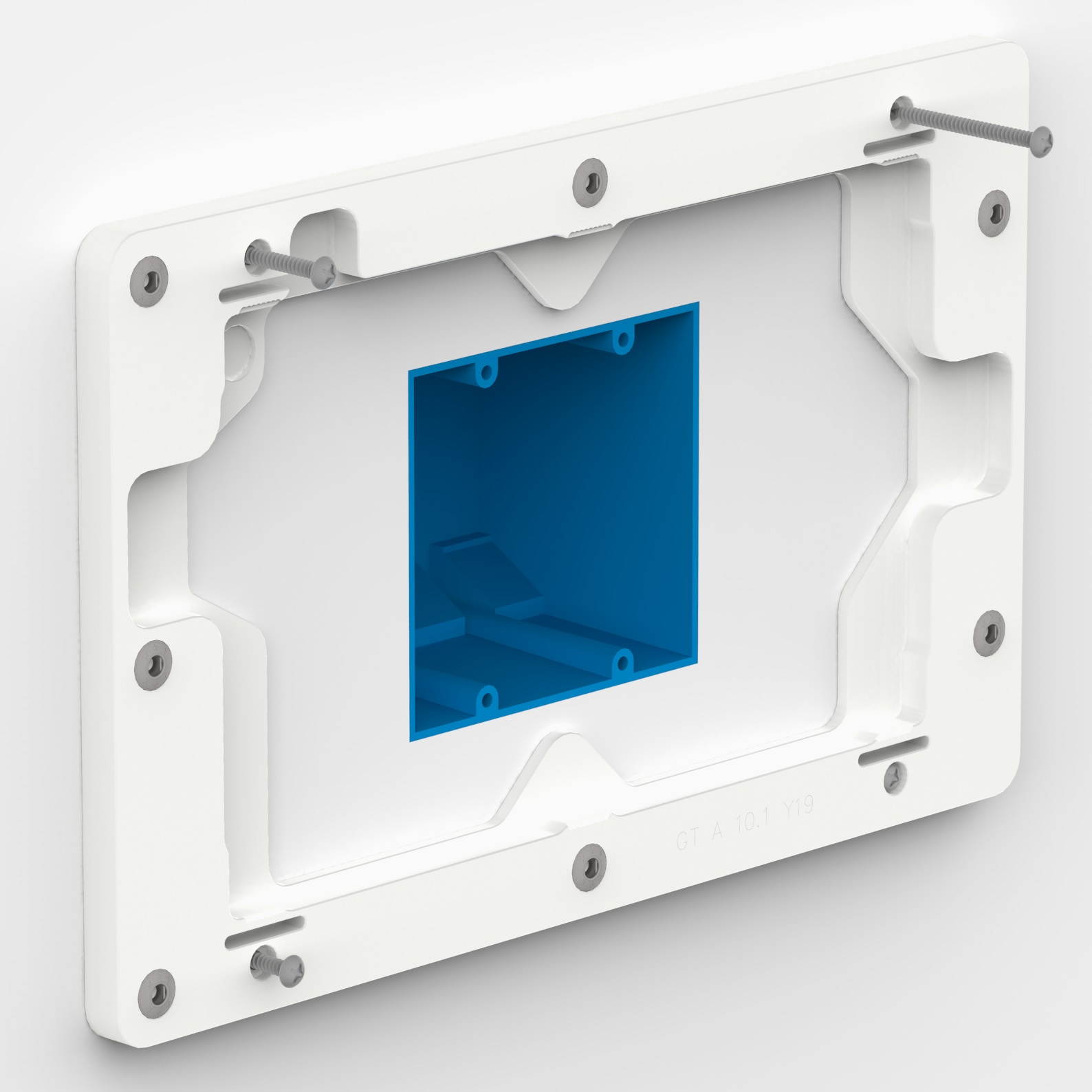 VidaMount White On-Wall Tablet Mount compatible with Samsung Galaxy Tab A 10.1 (2019)