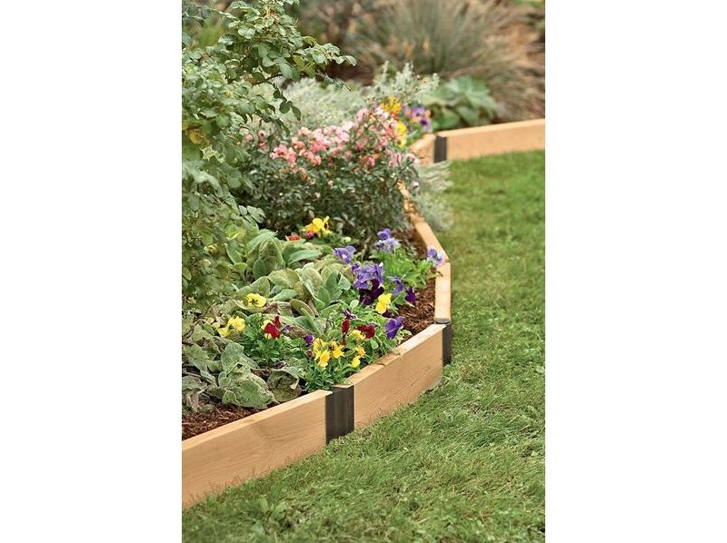 Raised Bed Corners, Pivoting Connectors, 8 Inch Set of 2 - Gardener's Supply Company