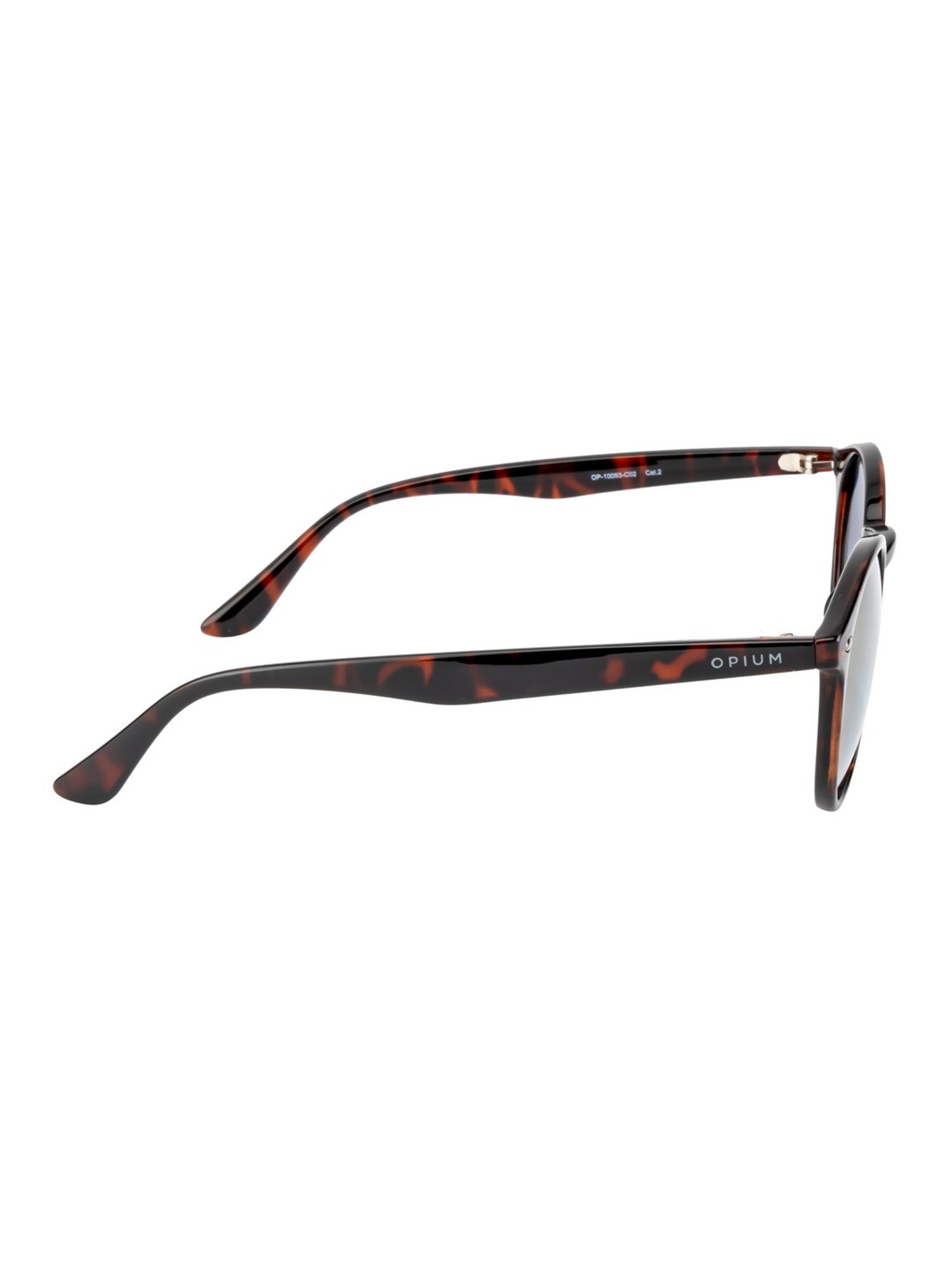 Opium Dary Grey Full Rim Round Unisex Sunglasses