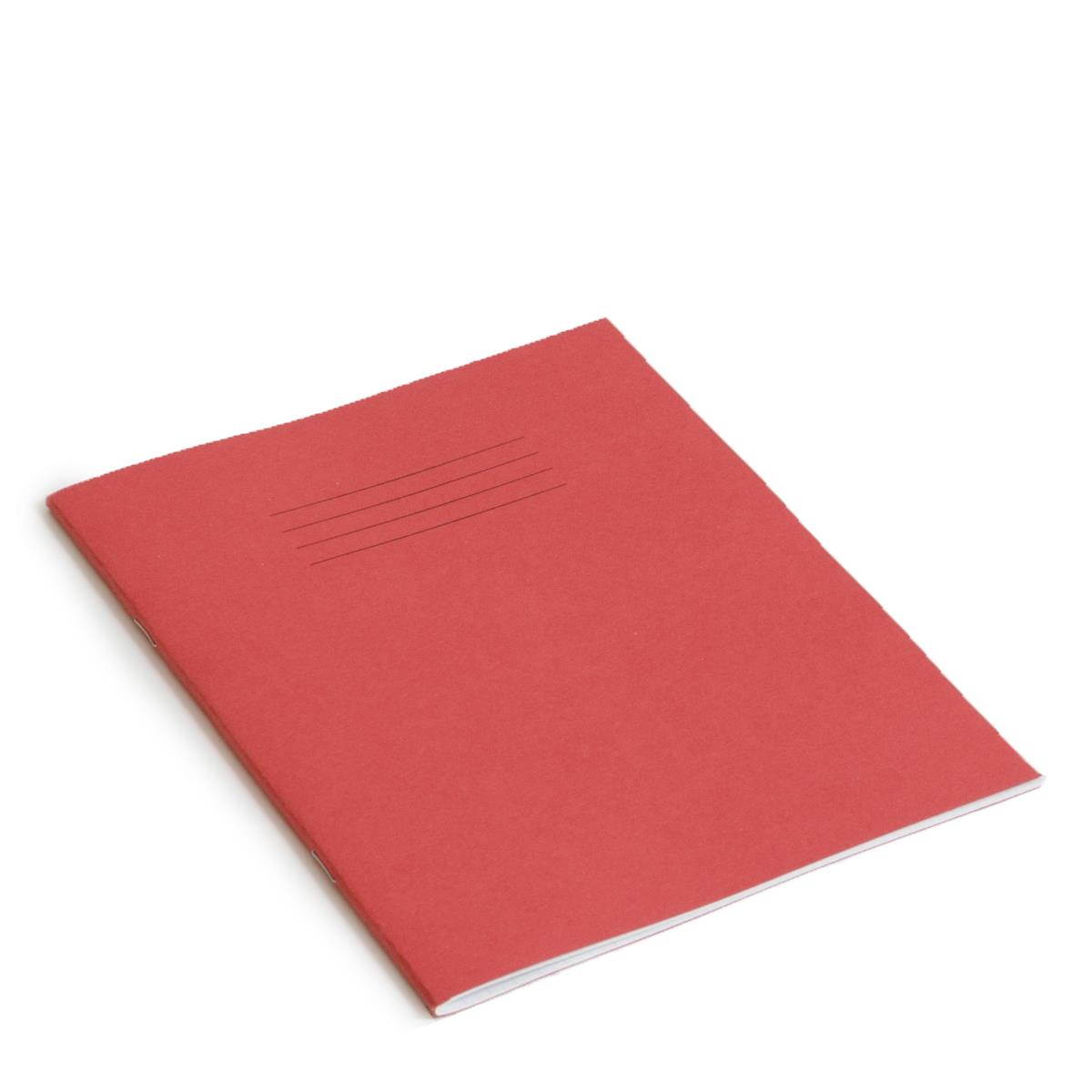 Rhino Exercise Book, 9 x 7 Inches, 48 page, 7mm squares, Red Cover (Pack of 10)