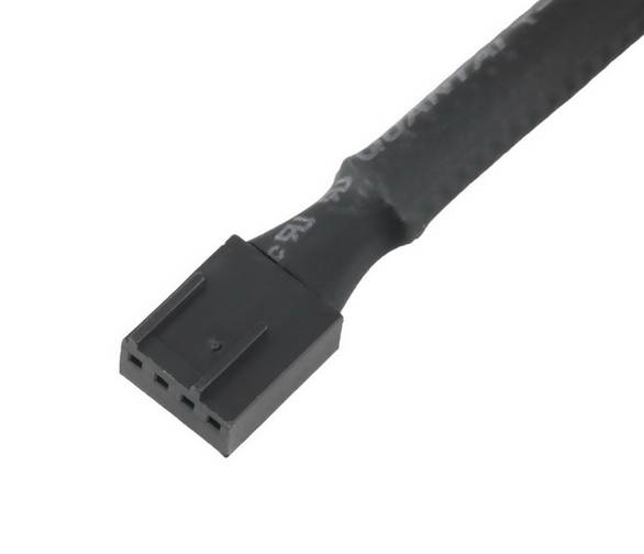 1 Pack Motherboard 4 pin 4Pin PWM To Dual PWM Computer Case Fan 1-to-2 Sleeved PWM Fan Splitter Y Cable