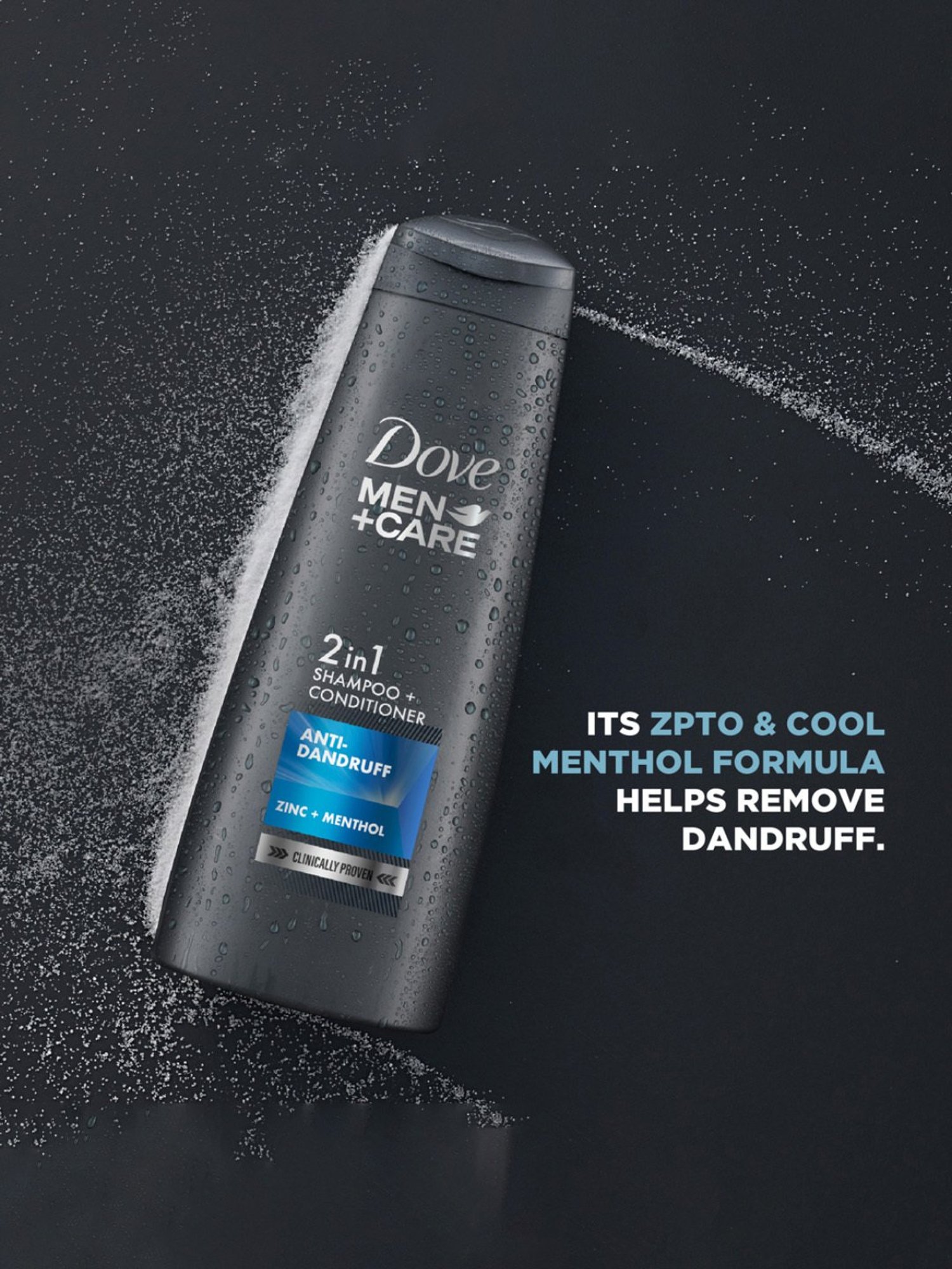 Dove Men+Care Anti-Dandruff 2 in 1 Shampoo+Conditioner - 180 ml