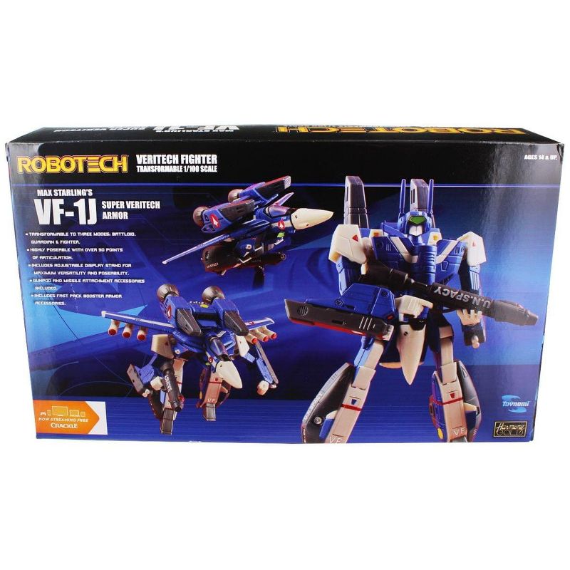 Toynami, Inc. Robotech 1/100 VF-1J Super Veritech Action Figure: Max Starling