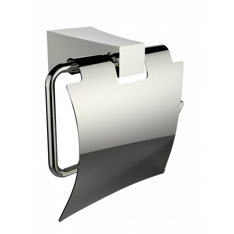 4.88" Brass Constructed Rust Resistant Toilet Paper Holder Chrome - American Imaginations