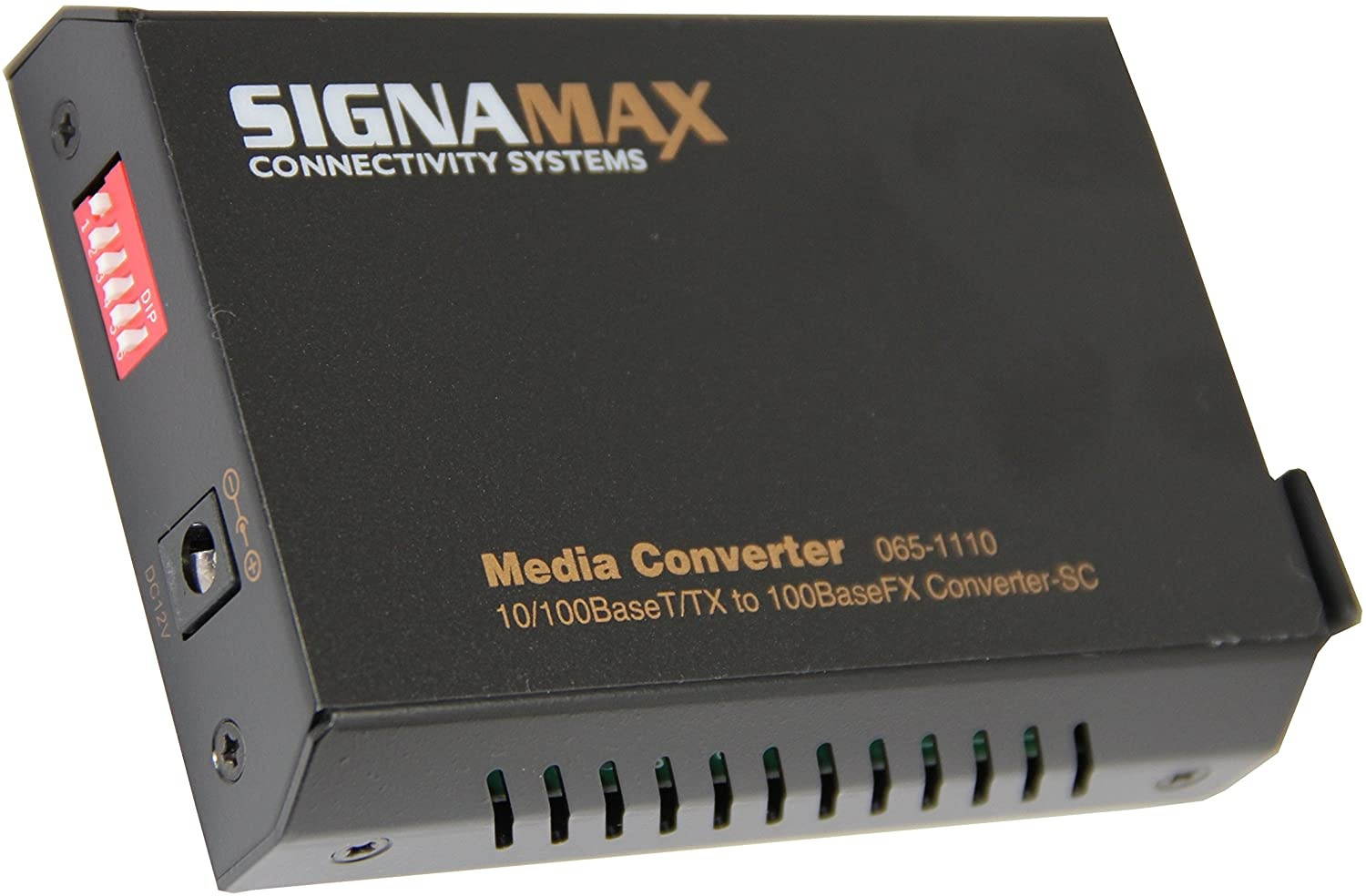 SignaMax 10/100BaseT/TX to 100BaseFX Media Converter, Multimode/SC, 2km