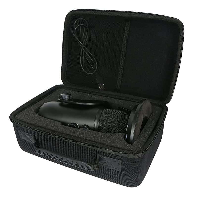 Hard Travel Case for Blue YetiYety Pro USB Microphone by