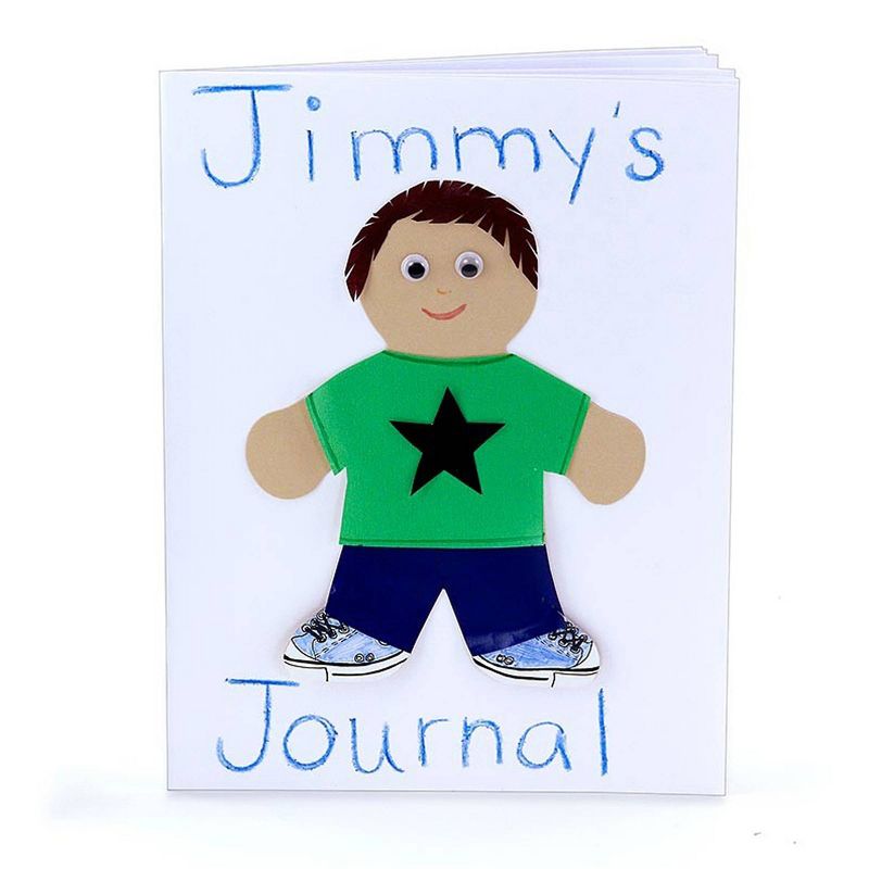 10pk 5.5" x 8.5" Blank Paperback Books White - Hygloss