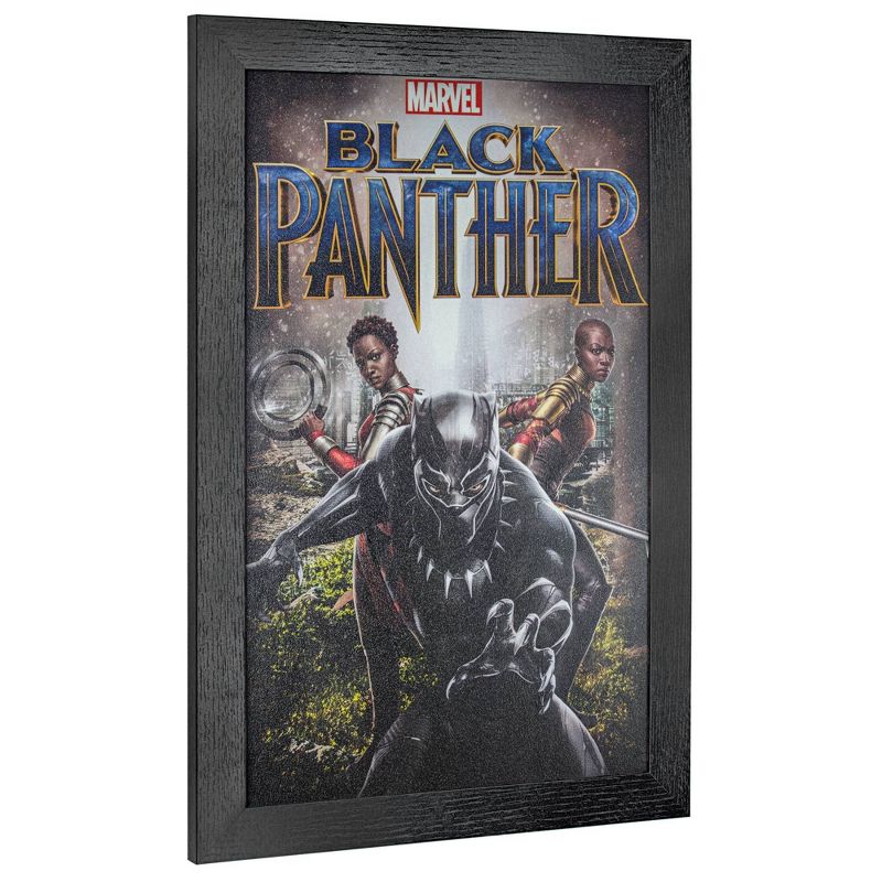 Licensed Black Panther Nakia Okoye Wall Art Black - Crystal Art Gallery