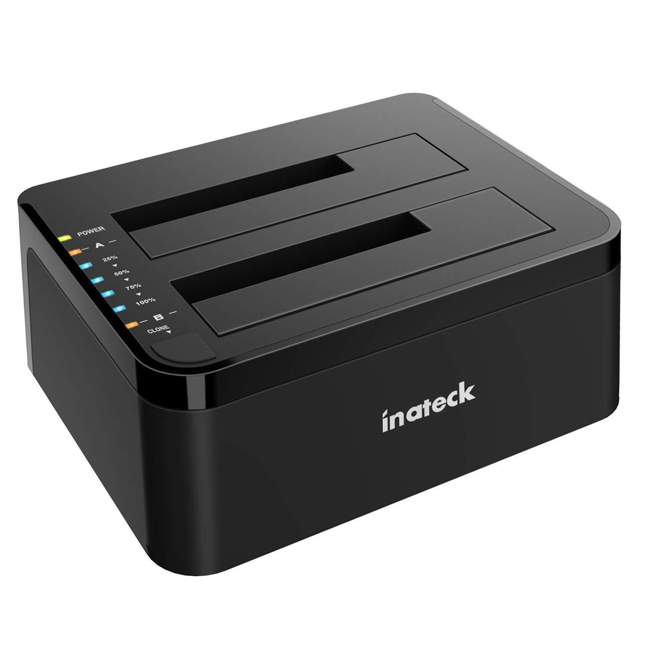 Inateck Type C SATA Hard Drive Docking Station, USB 3.0 SSD Docking Station,Dual Bay,FD2002C