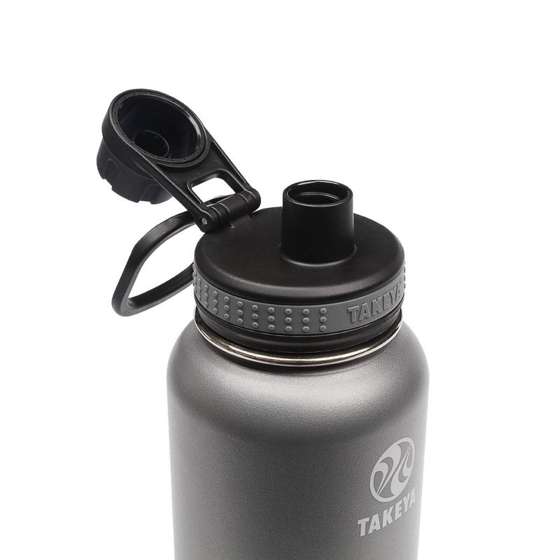 Takeya 32oz Originals Insulated Stainless Steel Water Bottle with Spout Lid - Graphite
