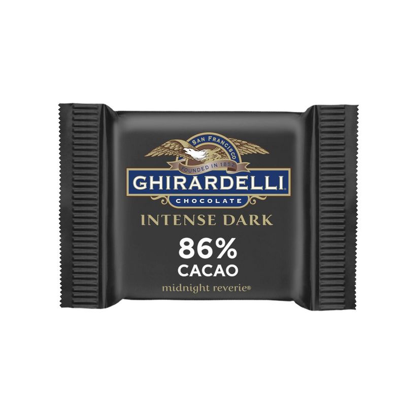Ghirardelli Intense Dark Midnight Reverie 86% Cacao Chocolate Squares - 4.87oz