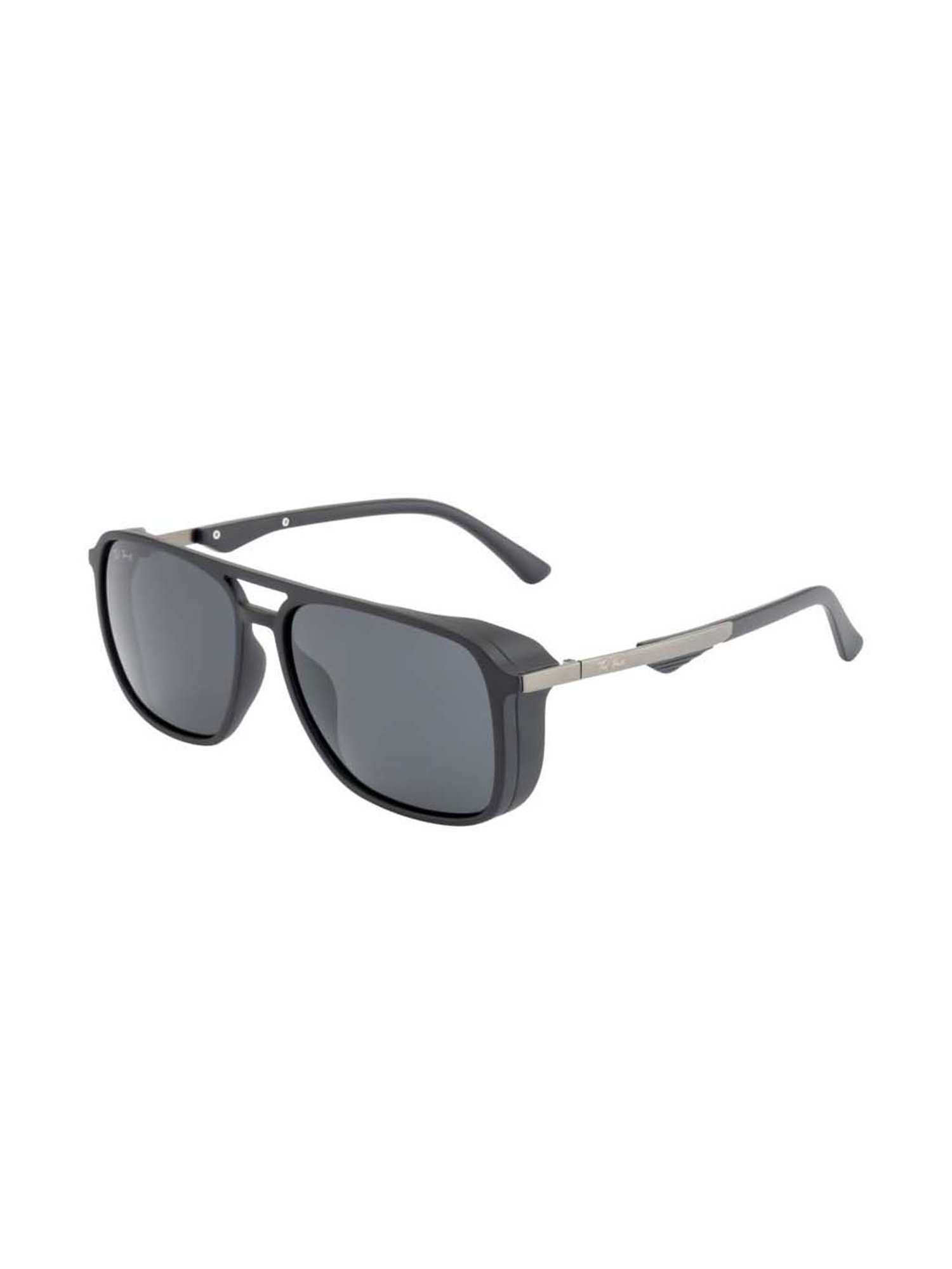 Ted Smith TS-1261S_M.BLK Grey Square Sunglasses