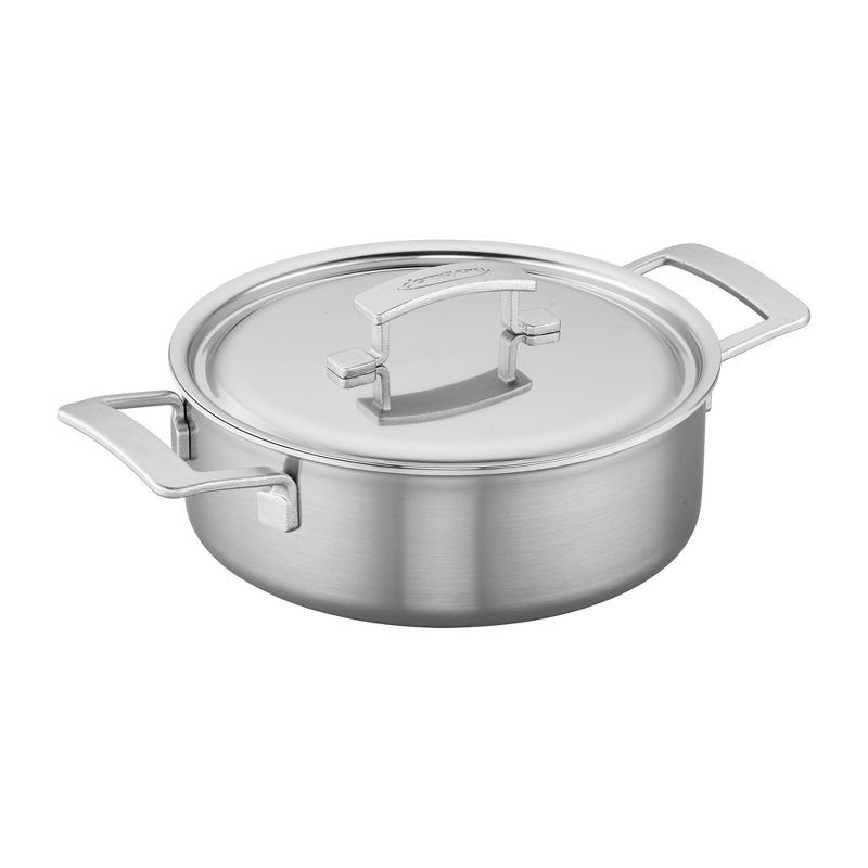 Demeyere Industry 5-Ply 4-qt Stainless Steel Deep Saute Pan