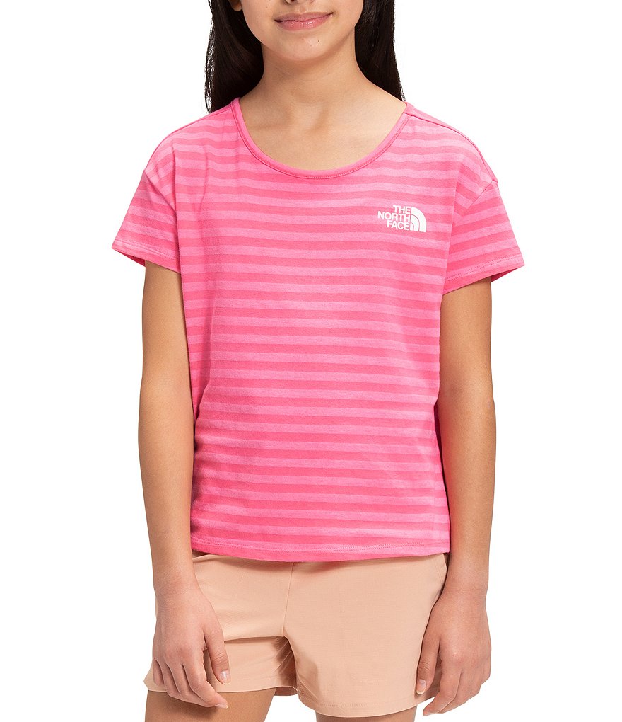 The North Face Little/Big Girls 5-18 Short-Sleeve Stripe Tee