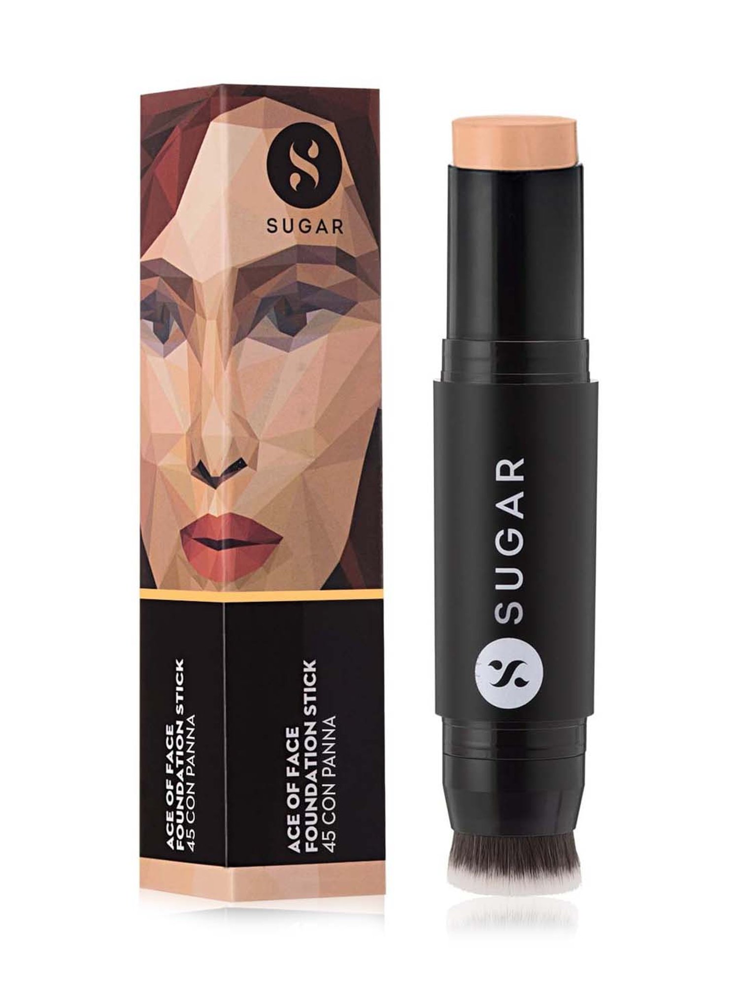 SUGAR Cosmetics Ace Of Face Foundation Stick 45 Con Panna 12 gm