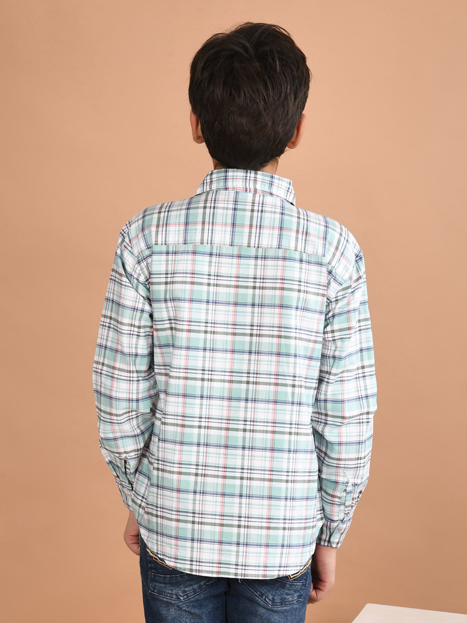 LilPicks Kids Multicolor Checks Full Sleeves Shirt