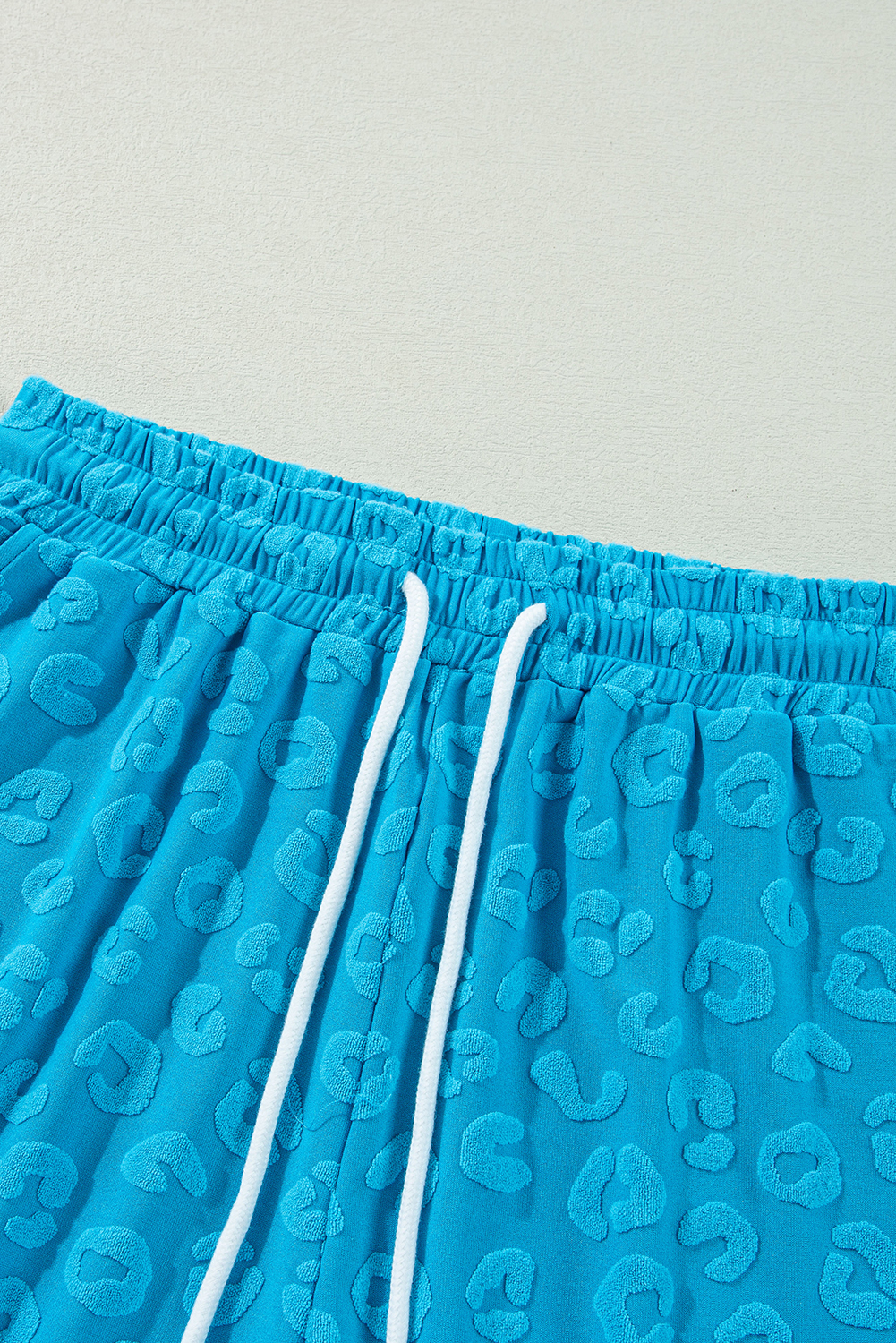 Green Solid Color Quilted Long Sleeve Top and Wide Leg Pants Set