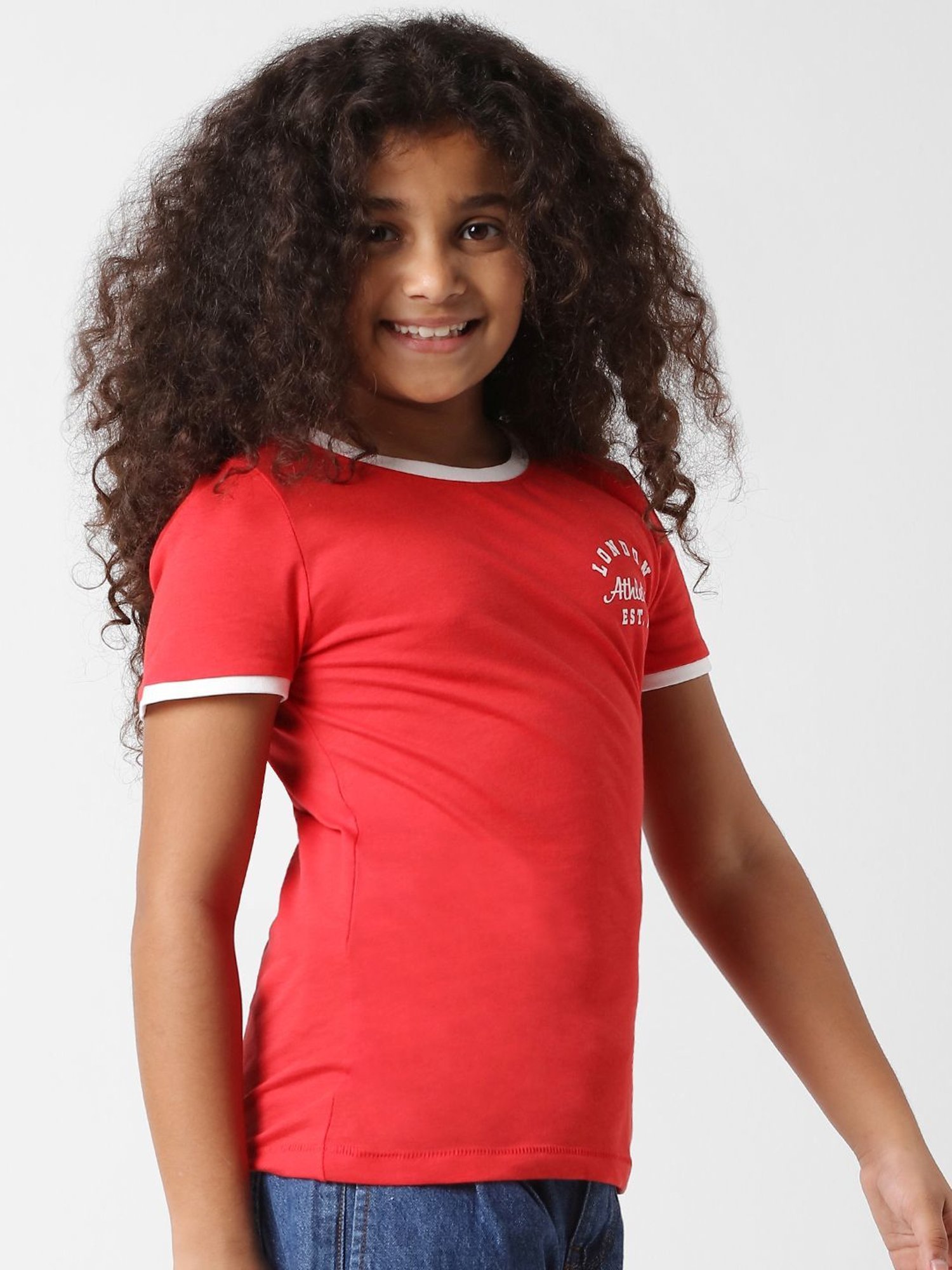 KIDS ONLY True Red Cotton Printed T-Shirt