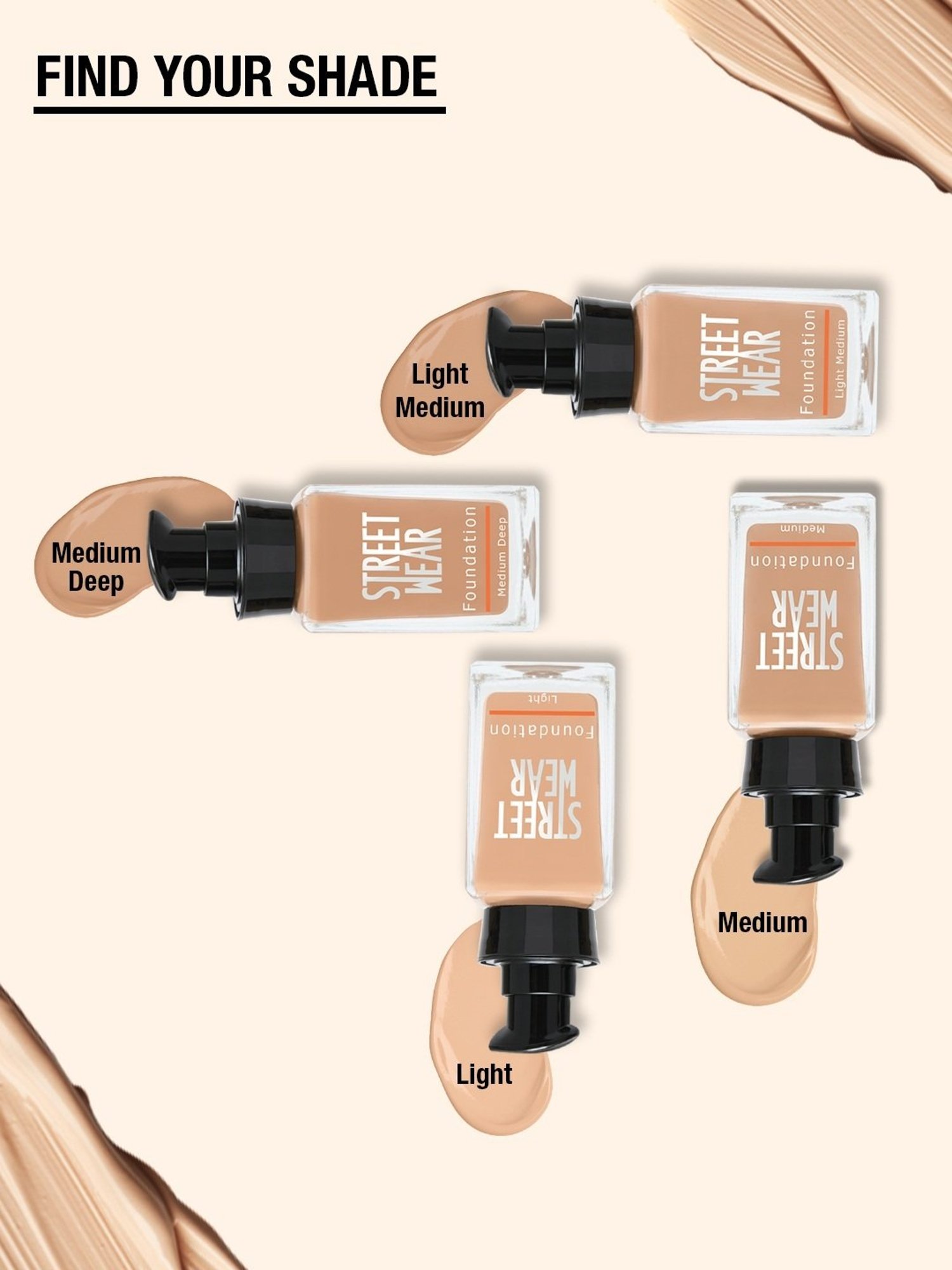 Street Wear Foundation Medium Deep - 30 ml